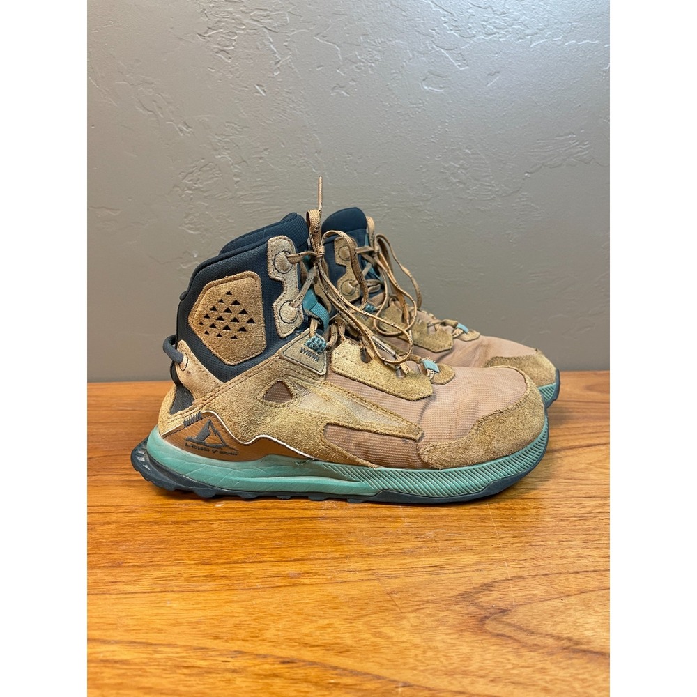 Altra Lone Peak Hiker 2 Boots Mens 8 Brown Suede High Zero Drop Hiking Outdoor